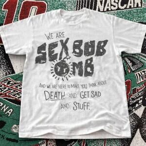 Sex Bob-Omb Punk Band Graphic Tee White Unisex